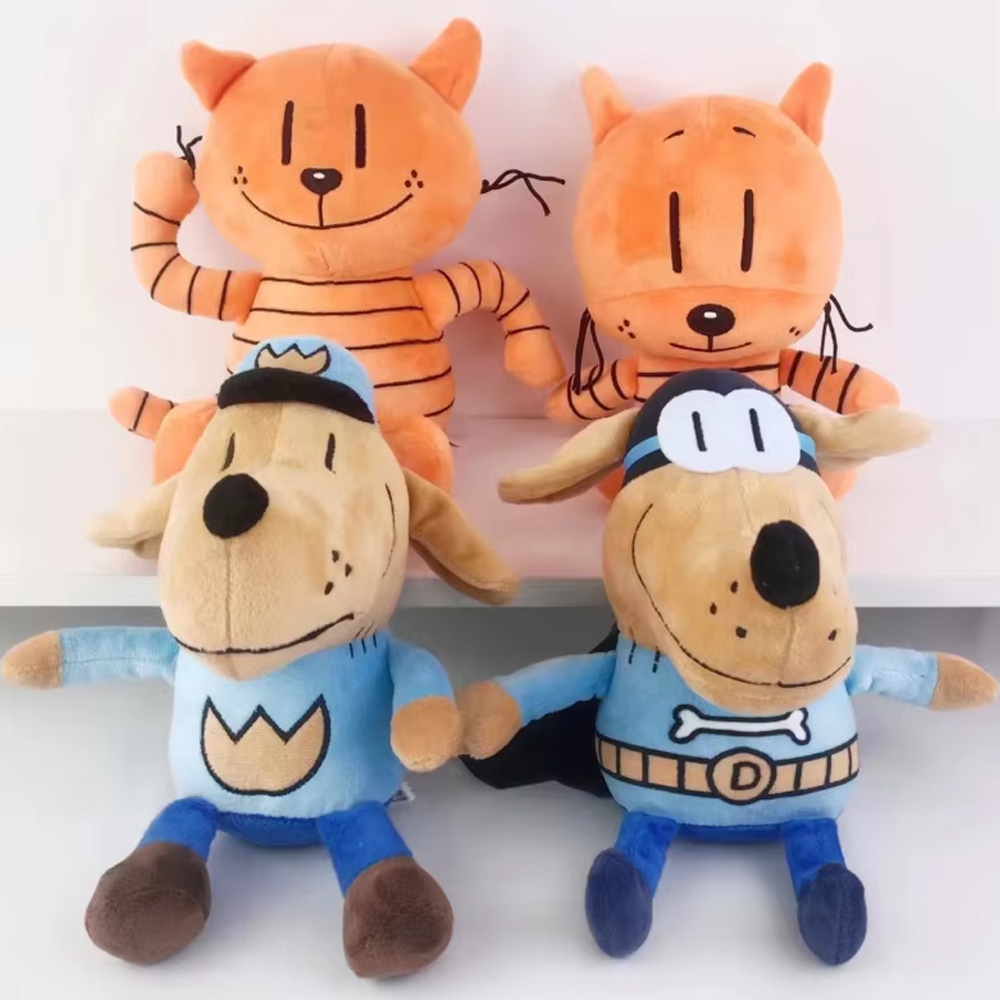 Dog Toys - 4스타일 25cm 도그맨 플러시 장난감 도그맨