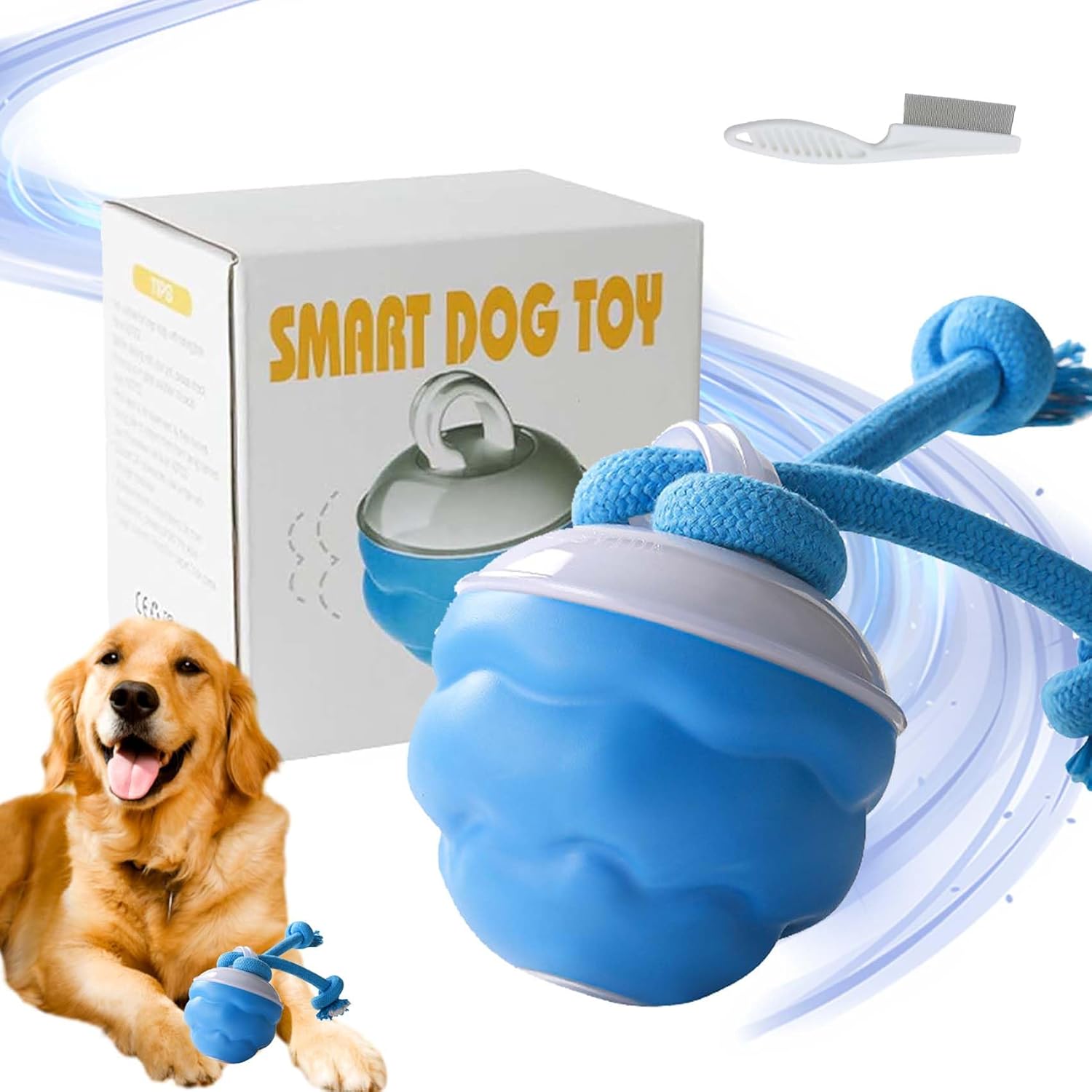 Automatic Moving Dog Ball - 스마트 강아지 장난감, 자동 움직이는 공,